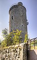 La tour, vestige du château de Joyeuse.