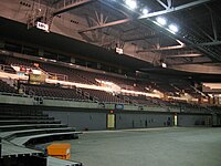 View of the arena while empty, after renovations