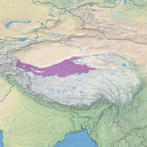 Ecoregion territory (in purple)