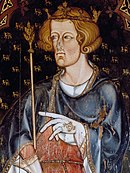 A painting of Edward I of England