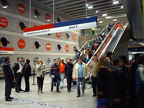 Interieur de la station.