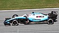 George Russell driving the Williams FW42 at the 2019 Austrian Grand Prix.