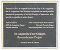 Donor recognition plaque
