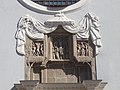 Gothic relief above the portal