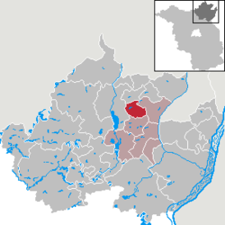 Grünow – Mappa