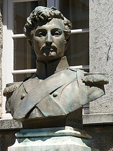 Monument à Jean-François Bories (1904, détail), Villefranche-de-Rouergue.