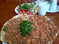 Lahmacun et Ayran.