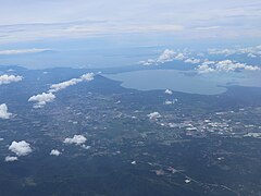 Lipa City, Malvar from air