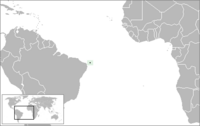 羅卡斯環礁 Atol das Rocas的位置