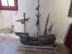 Maquette de navire de Jacques Cartier.