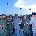 Mao Zedong incontrò le Guardie Rosse a Pechino (1 ottobre 1966).