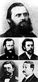 Image 7Balakirev (top), Cui (upper left), Mussorgsky (upper right), Rimsky-Korsakov (lower left), and Borodin (lower right). (from Romantic music)