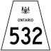 Highway 532 marker