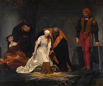 The Execution of Lady Jane Grey, by Paul Delaroche