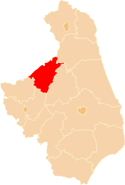 Location within the voivodeship