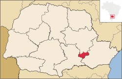 Location in Paraná