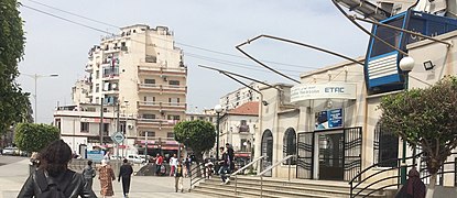 La station du téléphérique.