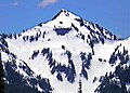 A snow-covered Plummer Peak