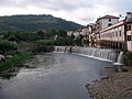 El río Bidasoa o Baztán, a su paso por Elizondo.