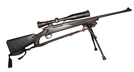 Remington Model 700 ADL с оптическим прицелом и сошками