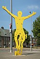 Rotterdam, sculpture: starting place of the Tour de France in 2010