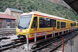 Les Z150 en gare de Villefranche (été 2009).