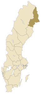 Norrbotten – Localizzazione