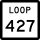 State Highway Loop 427 marker