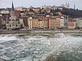 View over the Saône, Lyon city centre