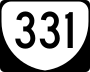 State Route 331 marker