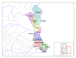 Distretto di Adaklu-Anyigbe – Mappa