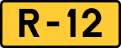 R-12 regional road shield}}