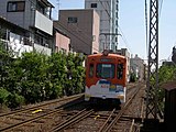 松虫の渡り線で折り返す503号