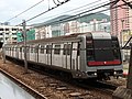 Train approaching Heng Fa Chuen station