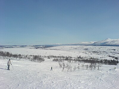 Åre, o principal centro de esqui alpino da Suécia