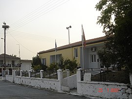 The community hall in Alonia