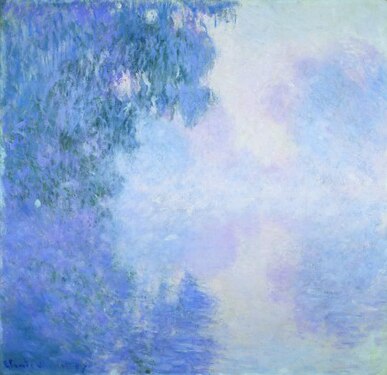 Arm of the Seine near Giverny in the Fog (1897), Claude Monet