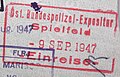 Austria: 1947 entry stamp