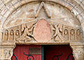 The Tympanum over the entrance