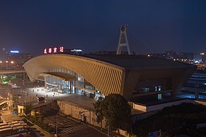 成都南站夜景（2017年9月）