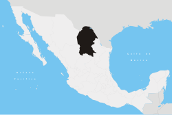 Negara bagian Coahuila di Meksiko