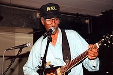 Playing at the Utrecht Blues Estafette, Utrecht, The Netherlands 2003 Photo: Phil Wight