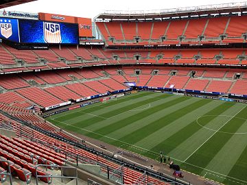 FirstEnergy Stadium lined for soccer, 2016