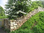 Furness Abbey, wall