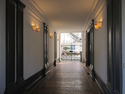 The gateway, view towards the yard.