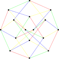 The chromatic index of the Hoffman graph is 4.