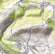 Carte topographique