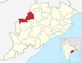 Localisation de District de Bargarh