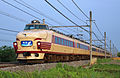 Noto service formed of JR West "bonnet-style" 489 series EMU in May 2007