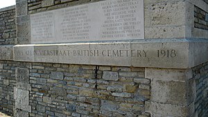 Klein Vierstraat British Commonwealth War Graves Commission cemetery